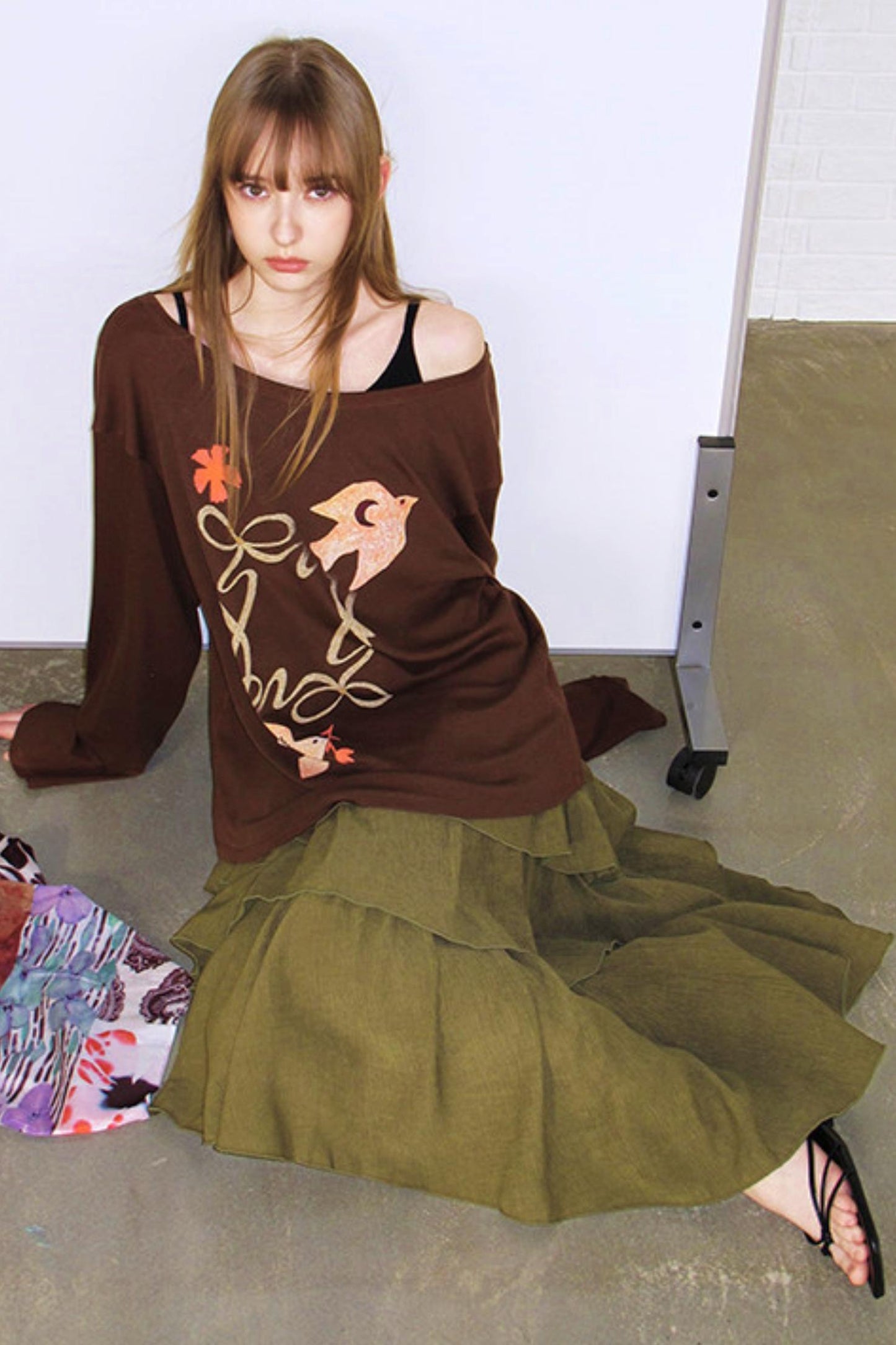Amber Tencel Retro Bluse