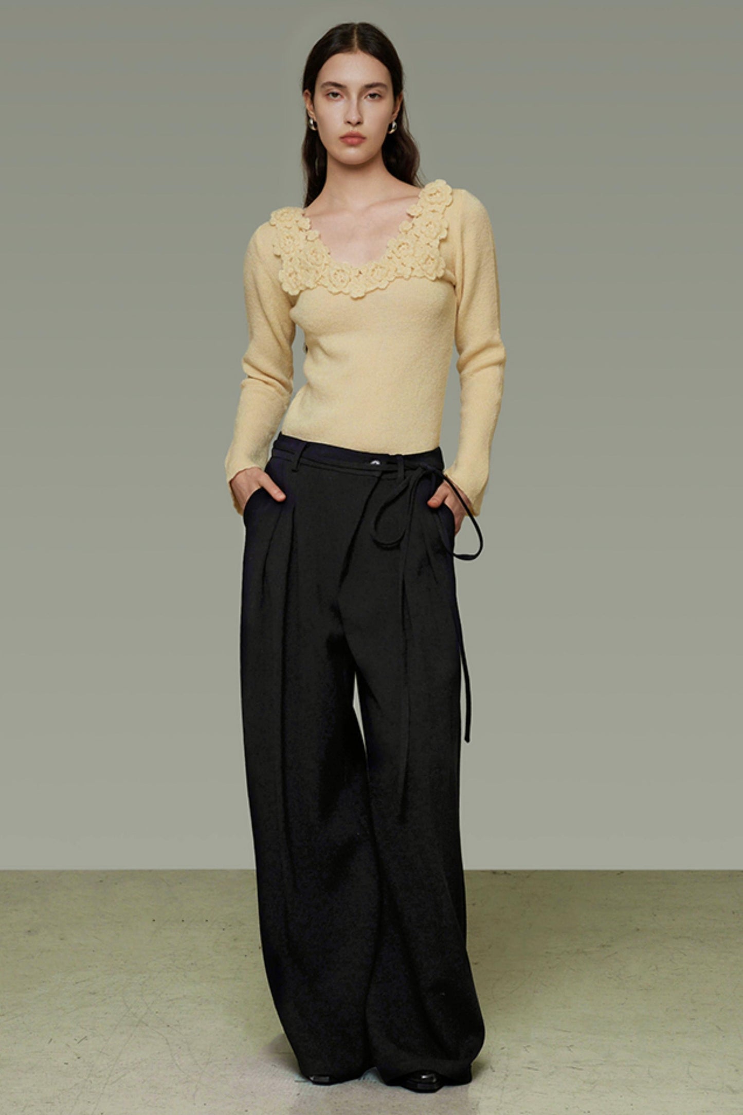 Autumn Flared Knit Top