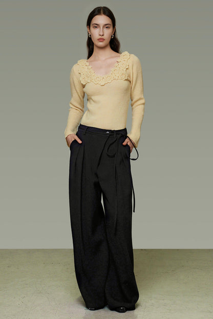 Autumn Flared Knit Top