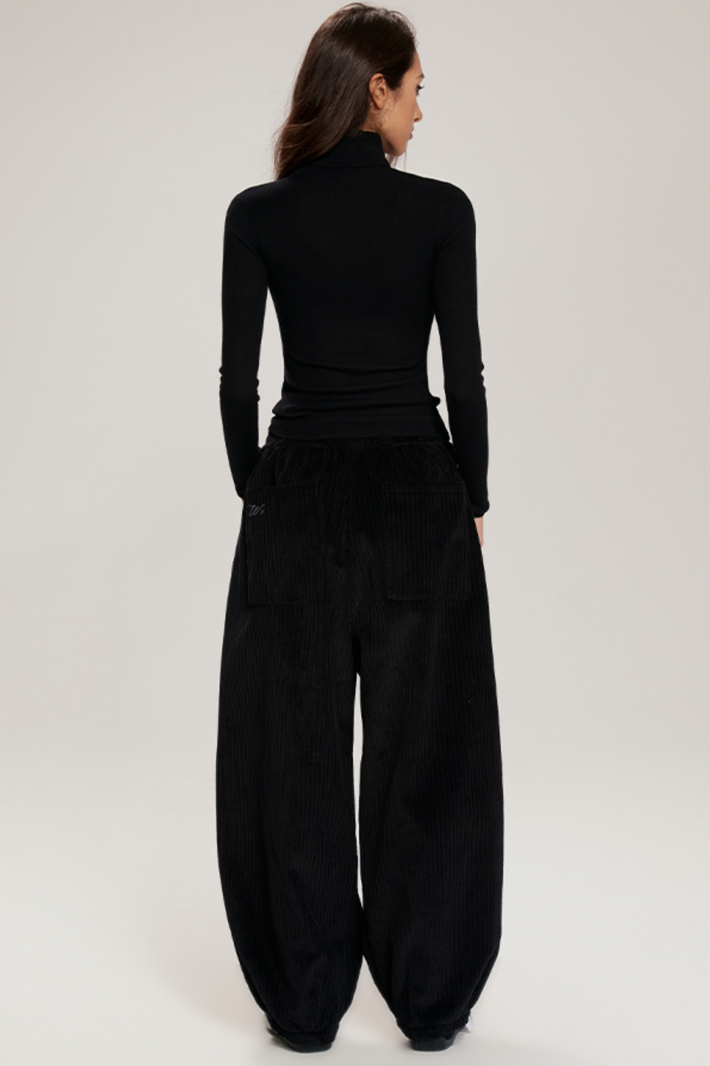 Cozy Wide-Leg Corduroy Pants