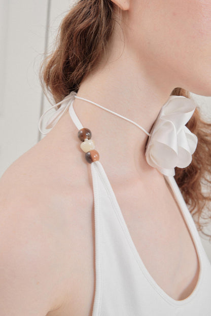 Black Halter Crop Top