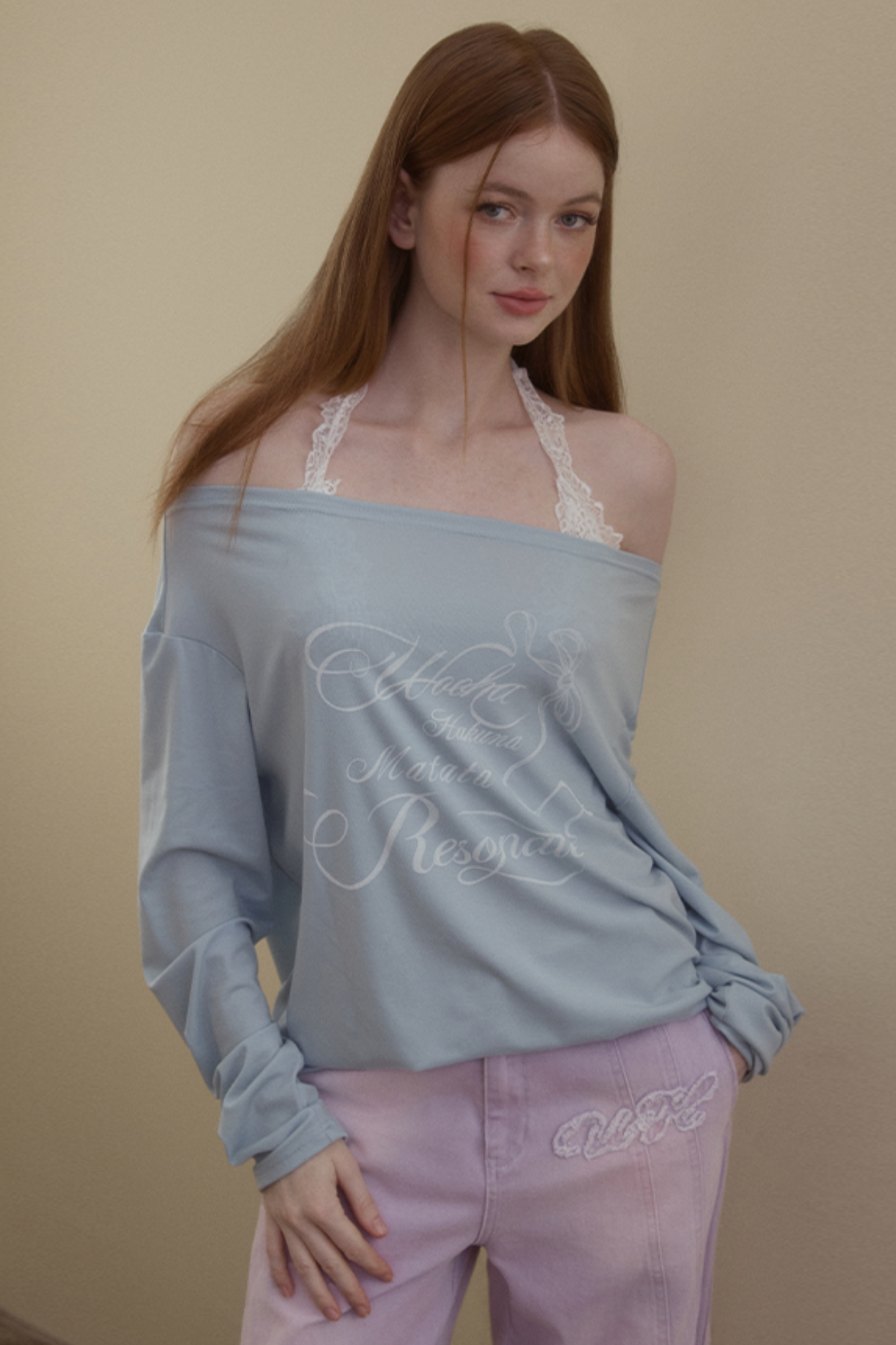 Asymmetry Collar T-Shirt