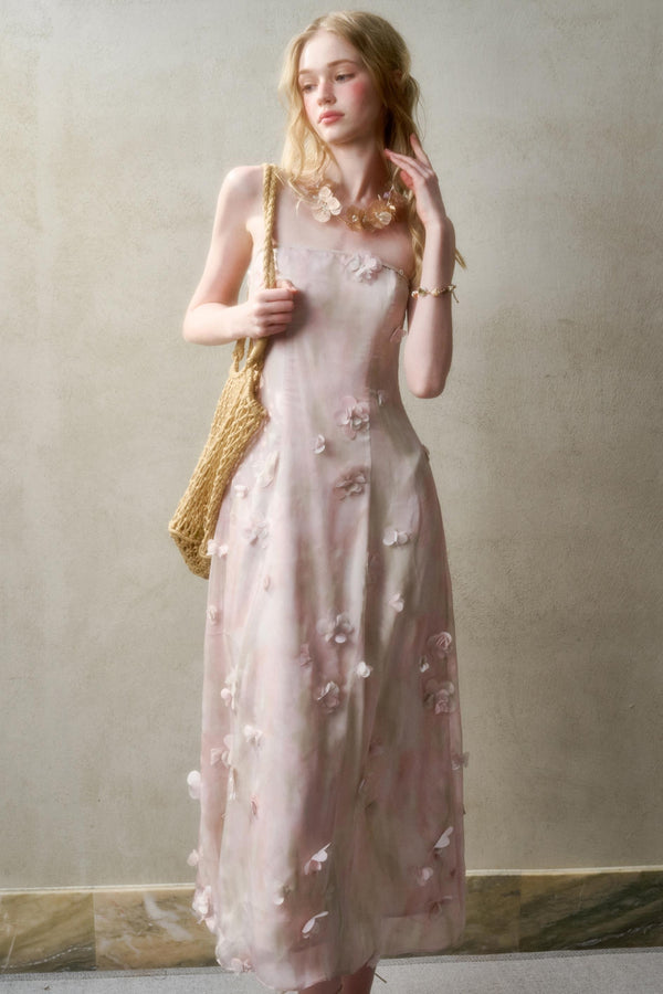 Elegant Pink Dreams Dress