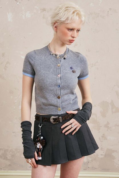 Starfish Bead Knit Cardigan