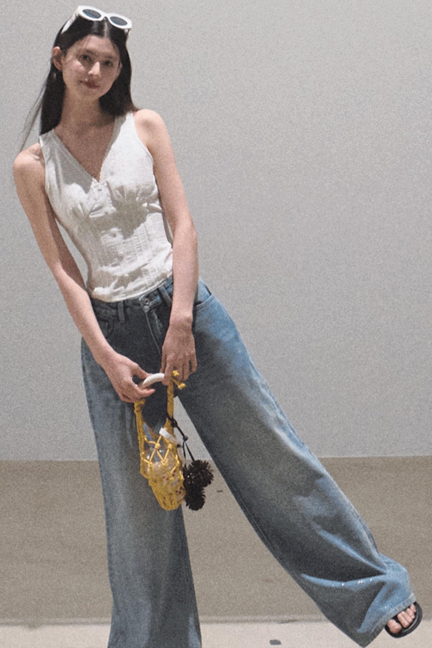 Ruffled V-Neck Camisole