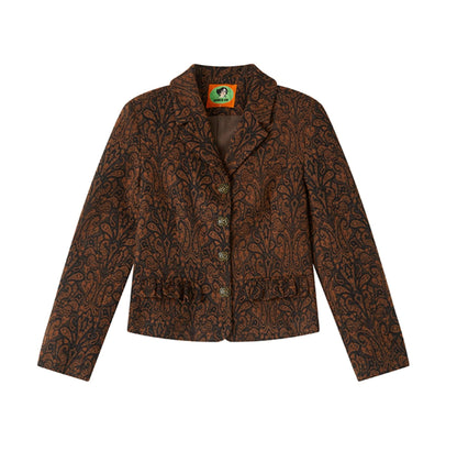 Shoulder Pad Tweed Blazer