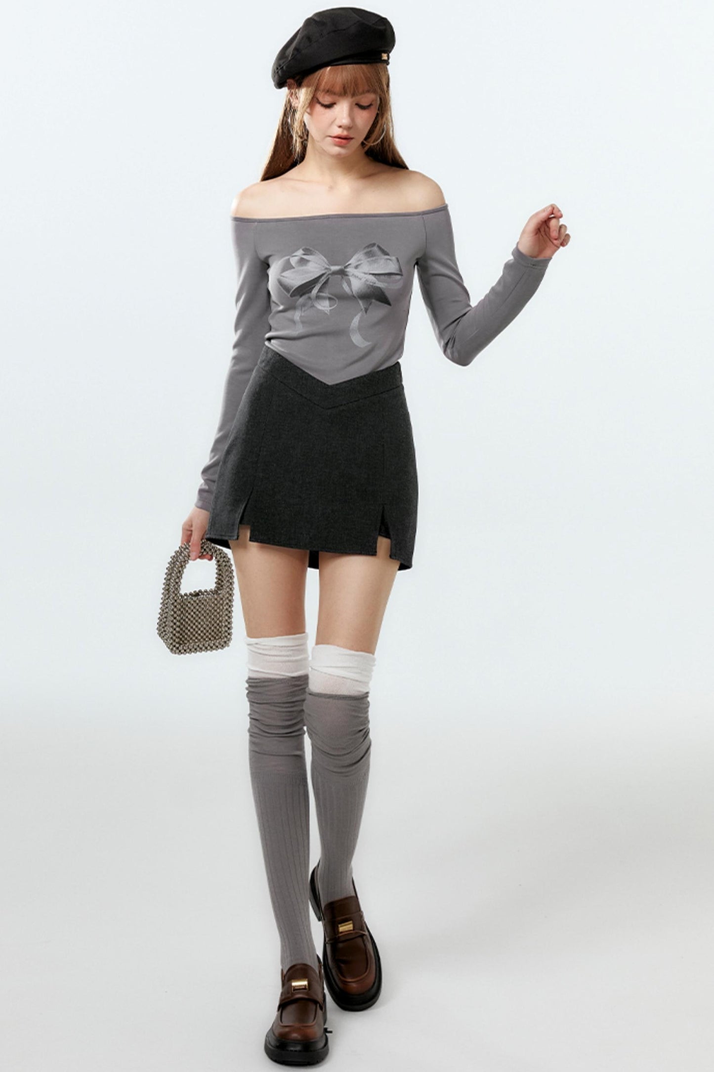 Chic Embroidered Skirt Set-Up