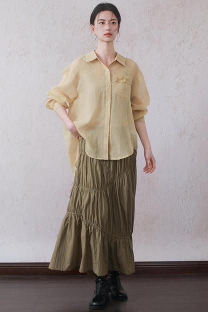 Morning Ruffled Sun Shirt