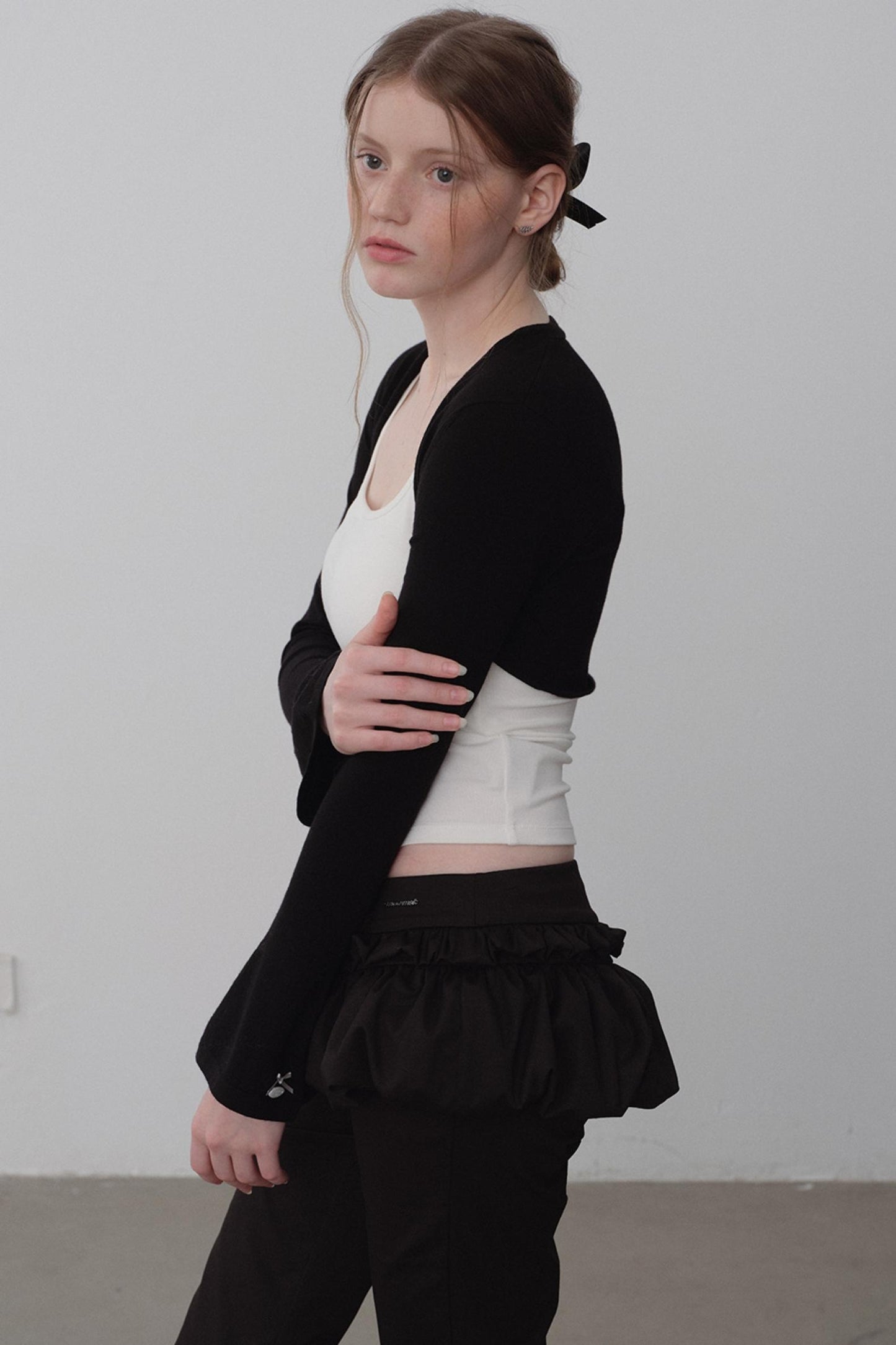 Cozy Merino Wool Flare Sleeve Cardigan