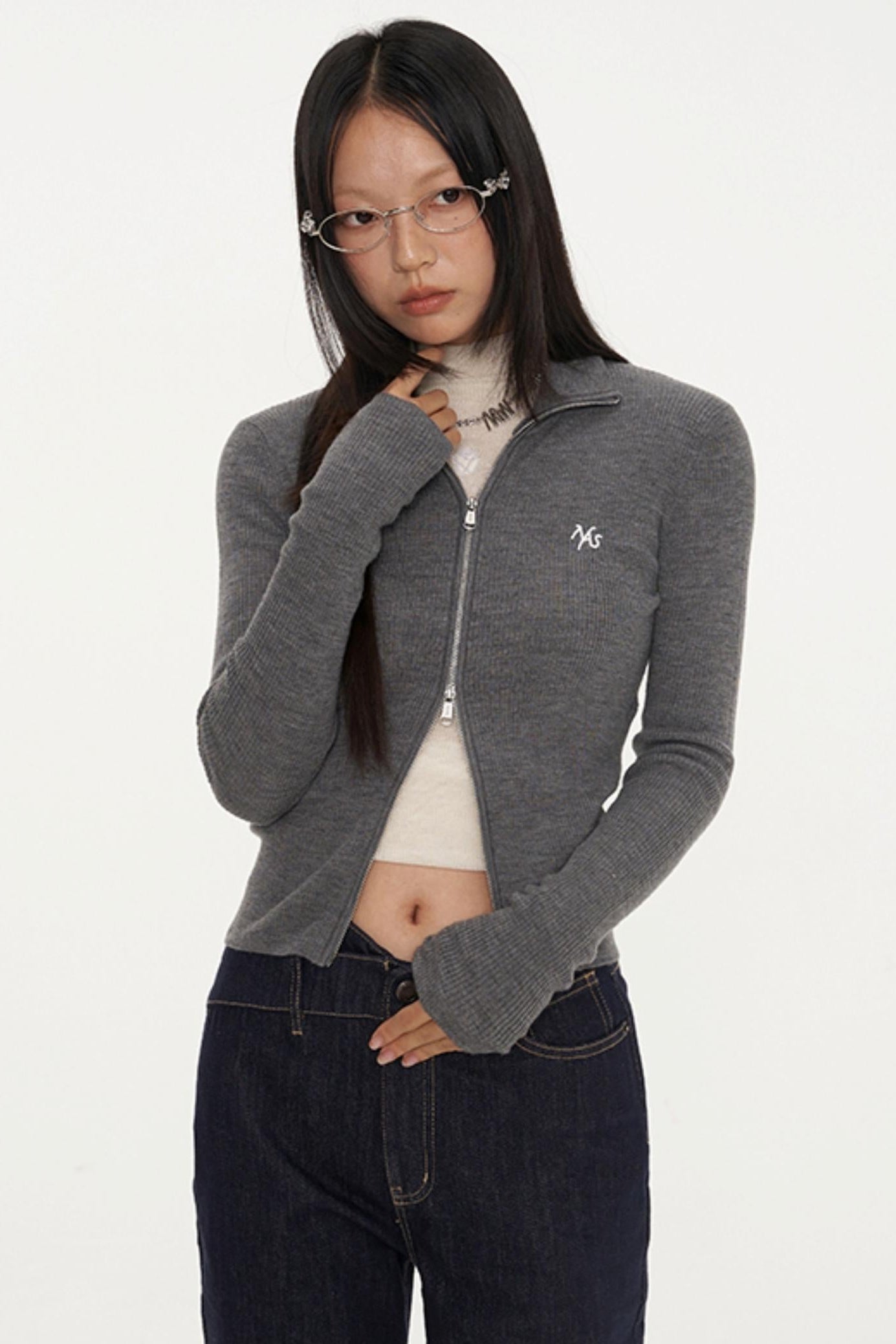 Classic Logo Knit Cardigan