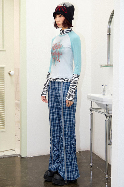 Freedom Plaid Flare Pants