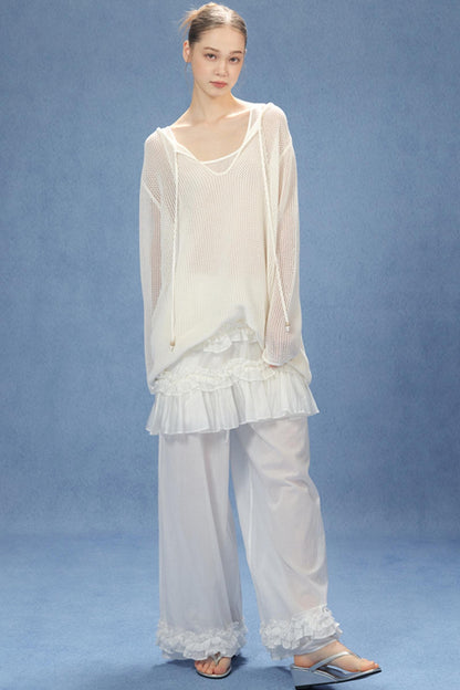 Windwave Lace Vest Dress