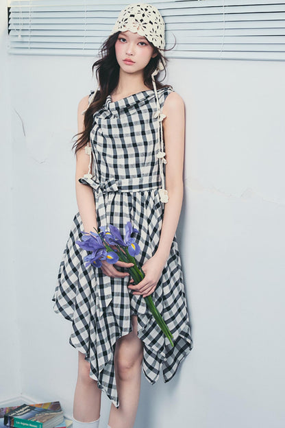 Forest End Plaid Swing Dress