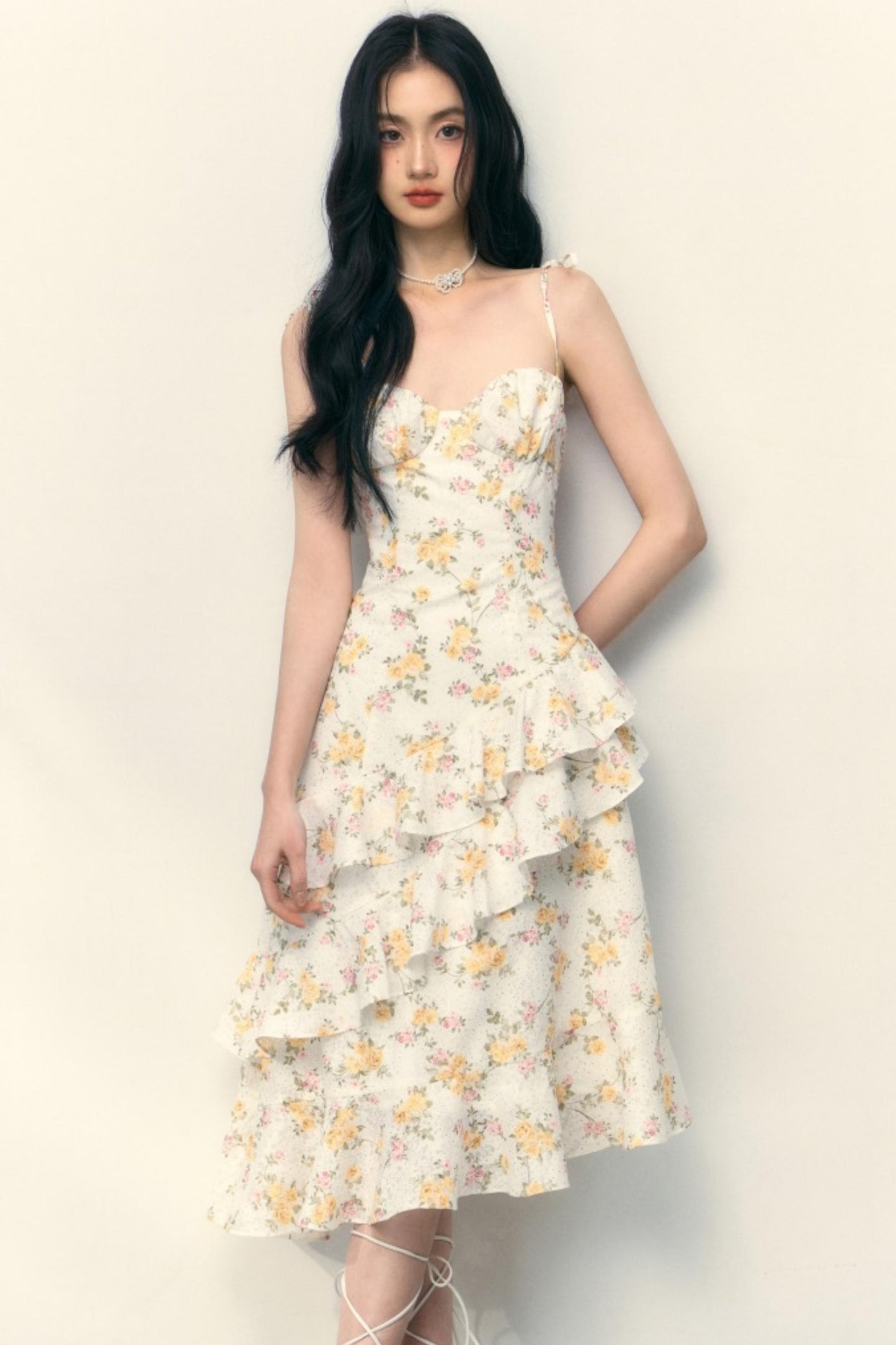 Yellow Rose Cami Dress