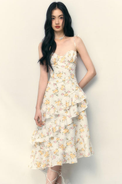 Yellow Rose Cami Dress