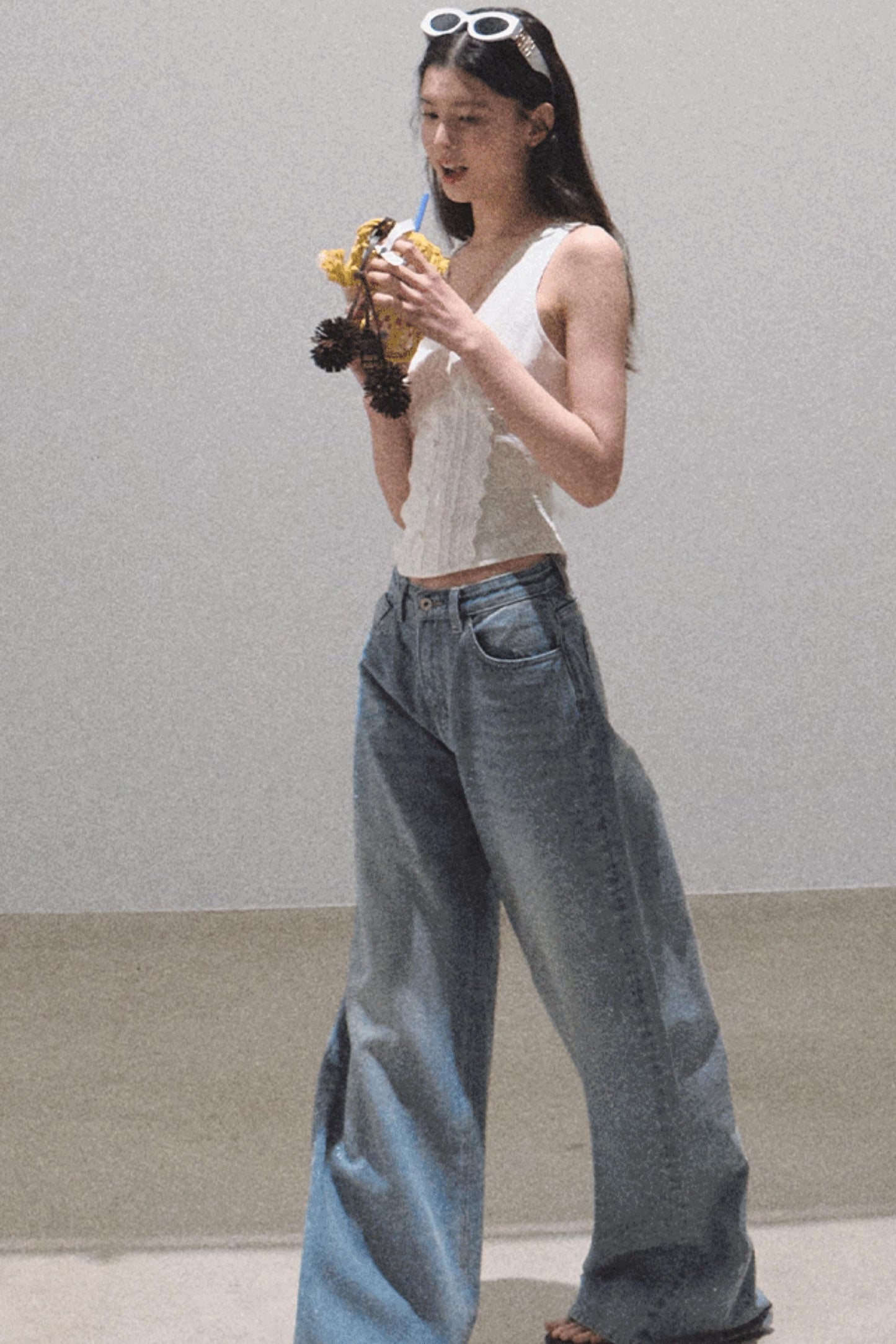 Ruffled V-Neck Camisole