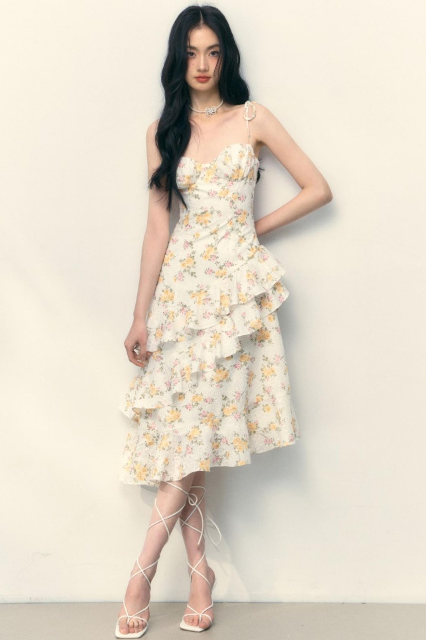 Yellow Rose Cami Dress