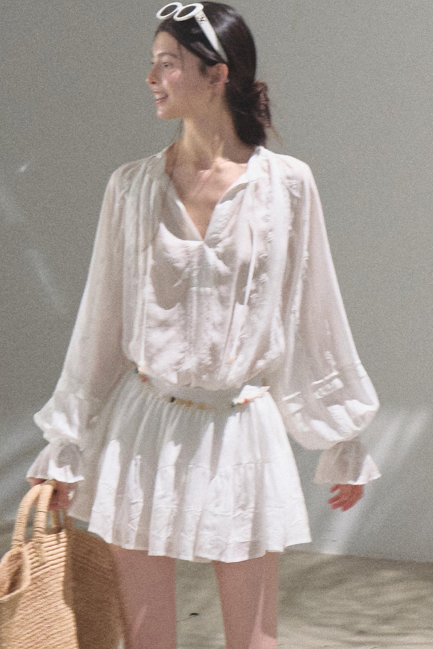 Bubble Sleeve Skirt Set-Up