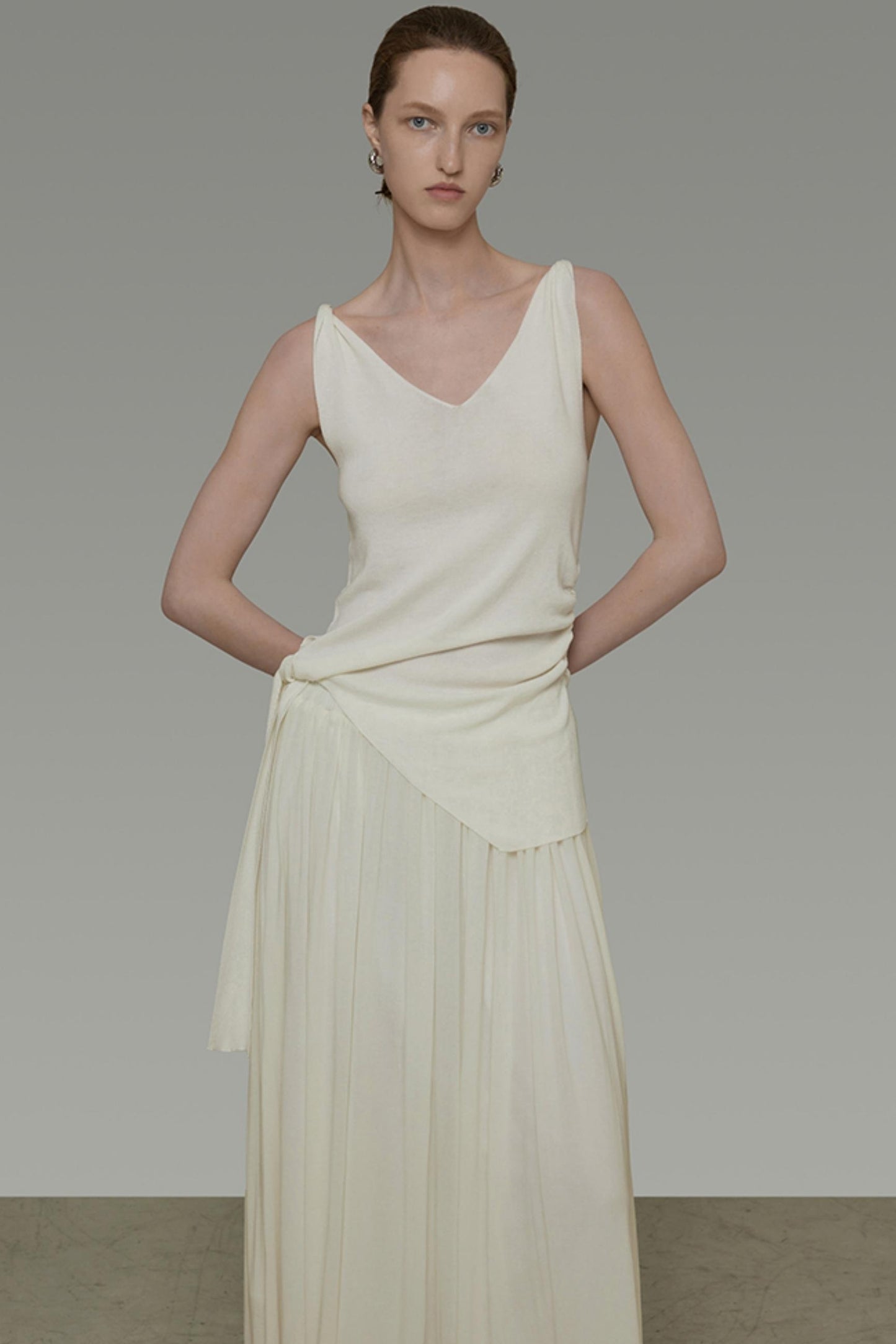 Flowing Pleated Skirt