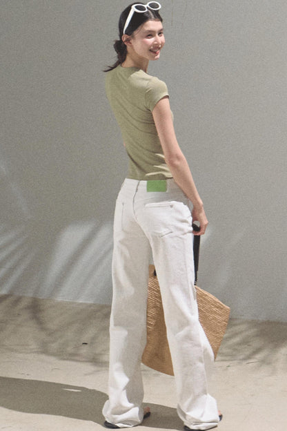 Chic Cow Print Jeans