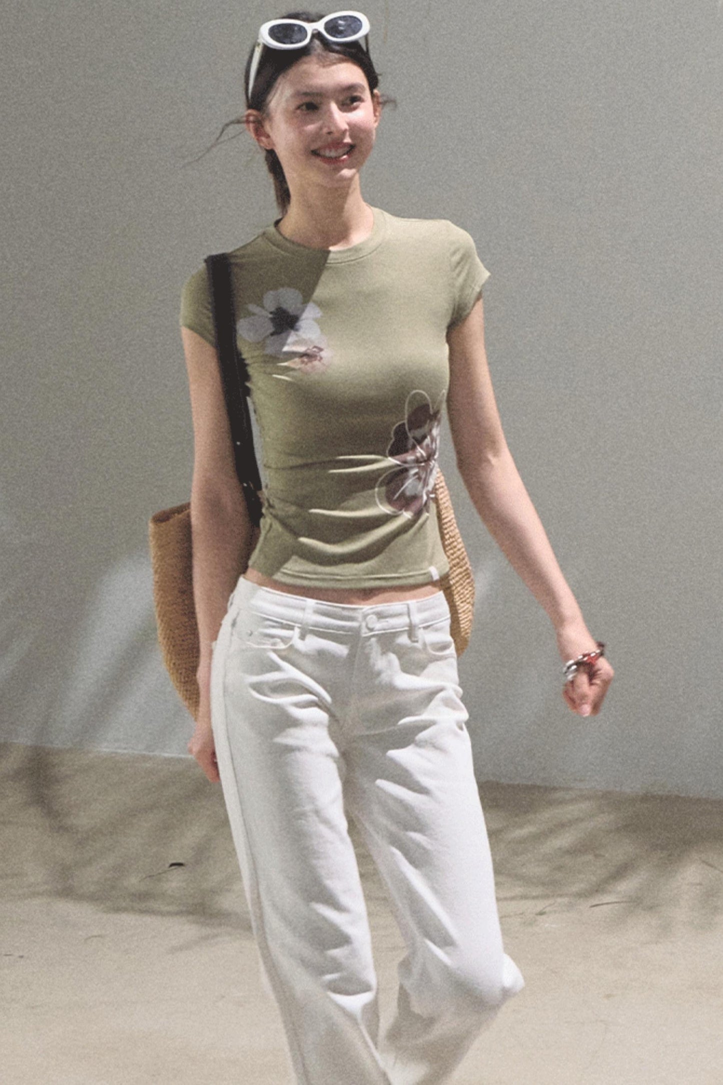 Chic Cow Print Jeans