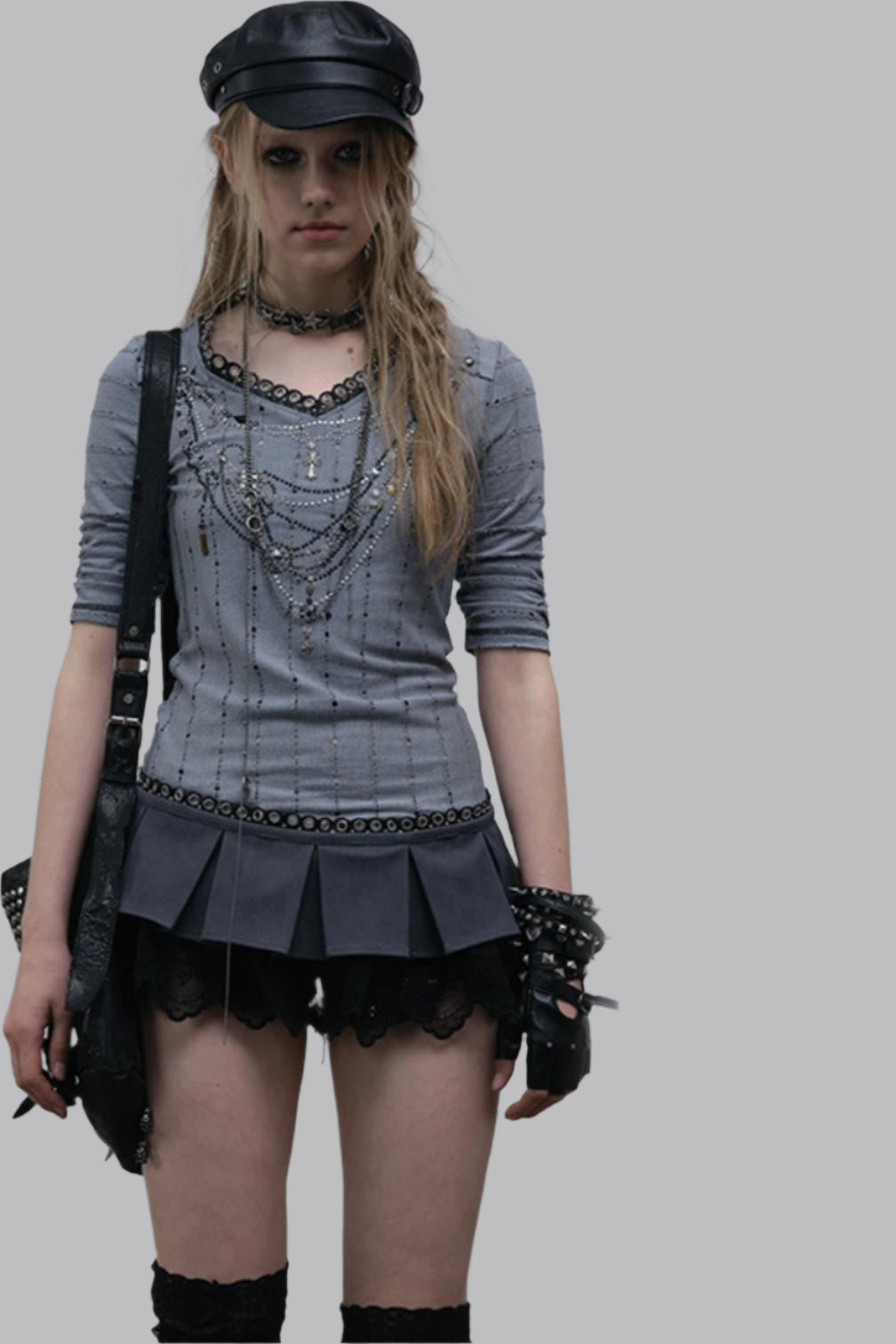 Retro V-Neck Tee Set-Up