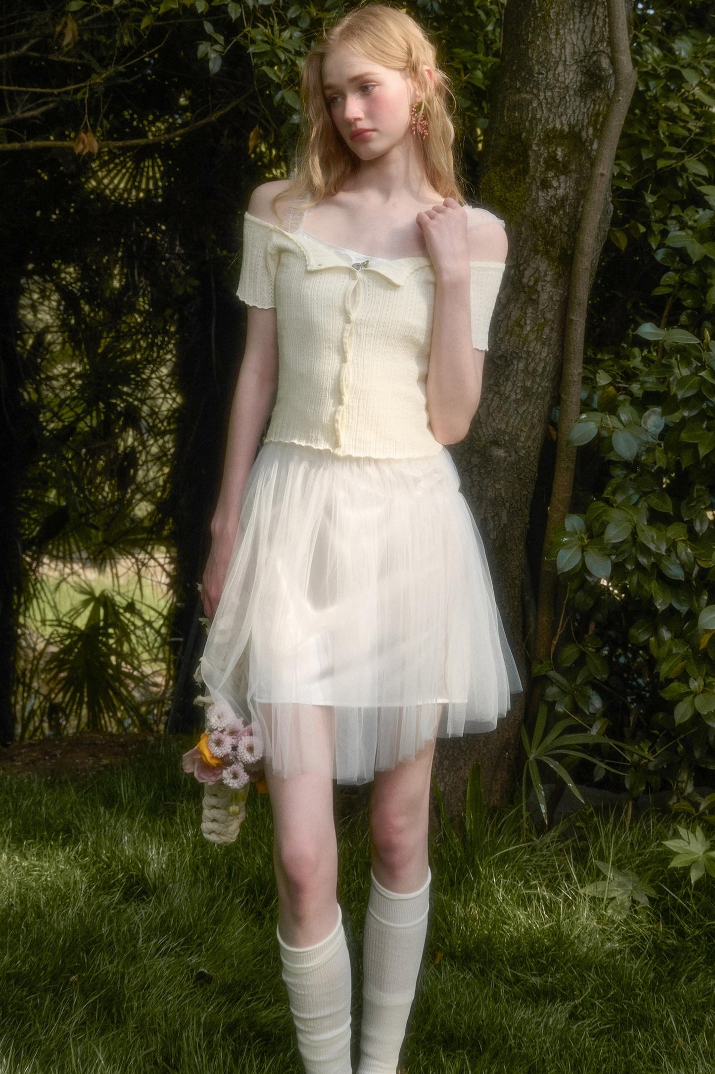 Summer One-Shoulder Cardigan