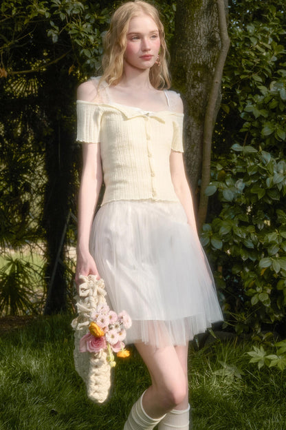 Summer One-Shoulder Cardigan