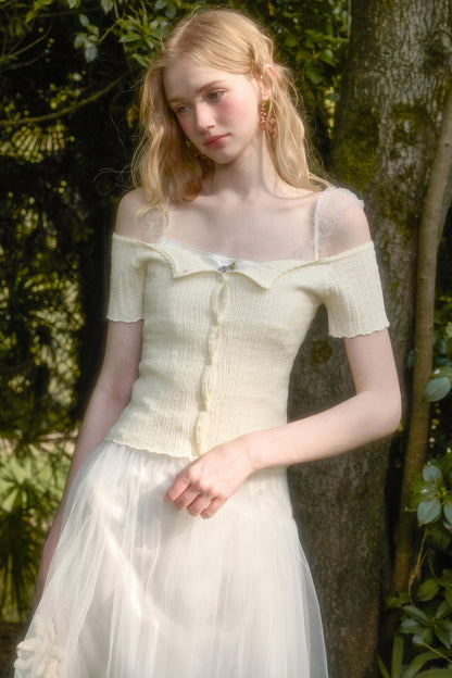 Summer One-Shoulder Cardigan