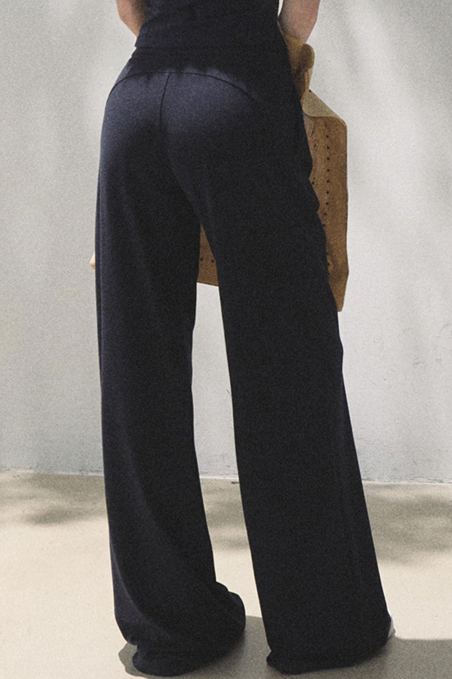 Cotton V-Neck Wide Leg Set-Up