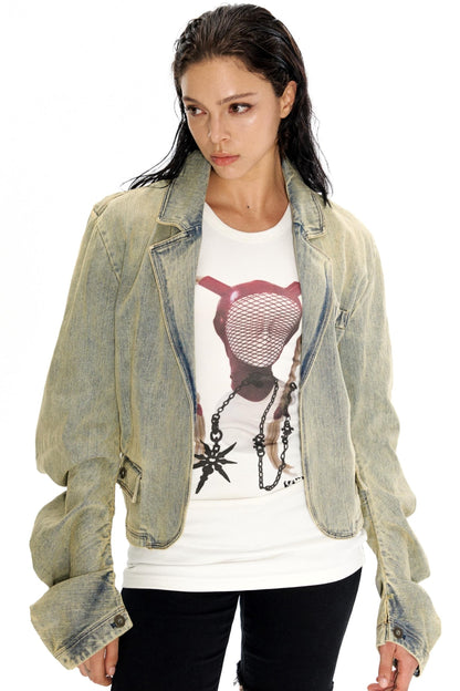 Vintage Denim Blazer
