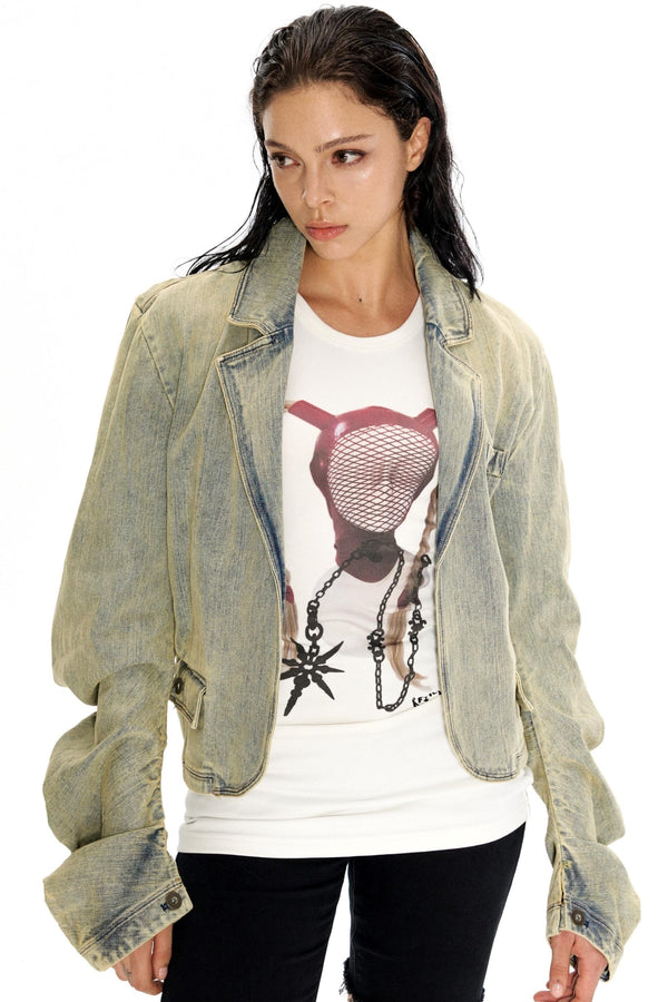 Vintage Denim Blazer