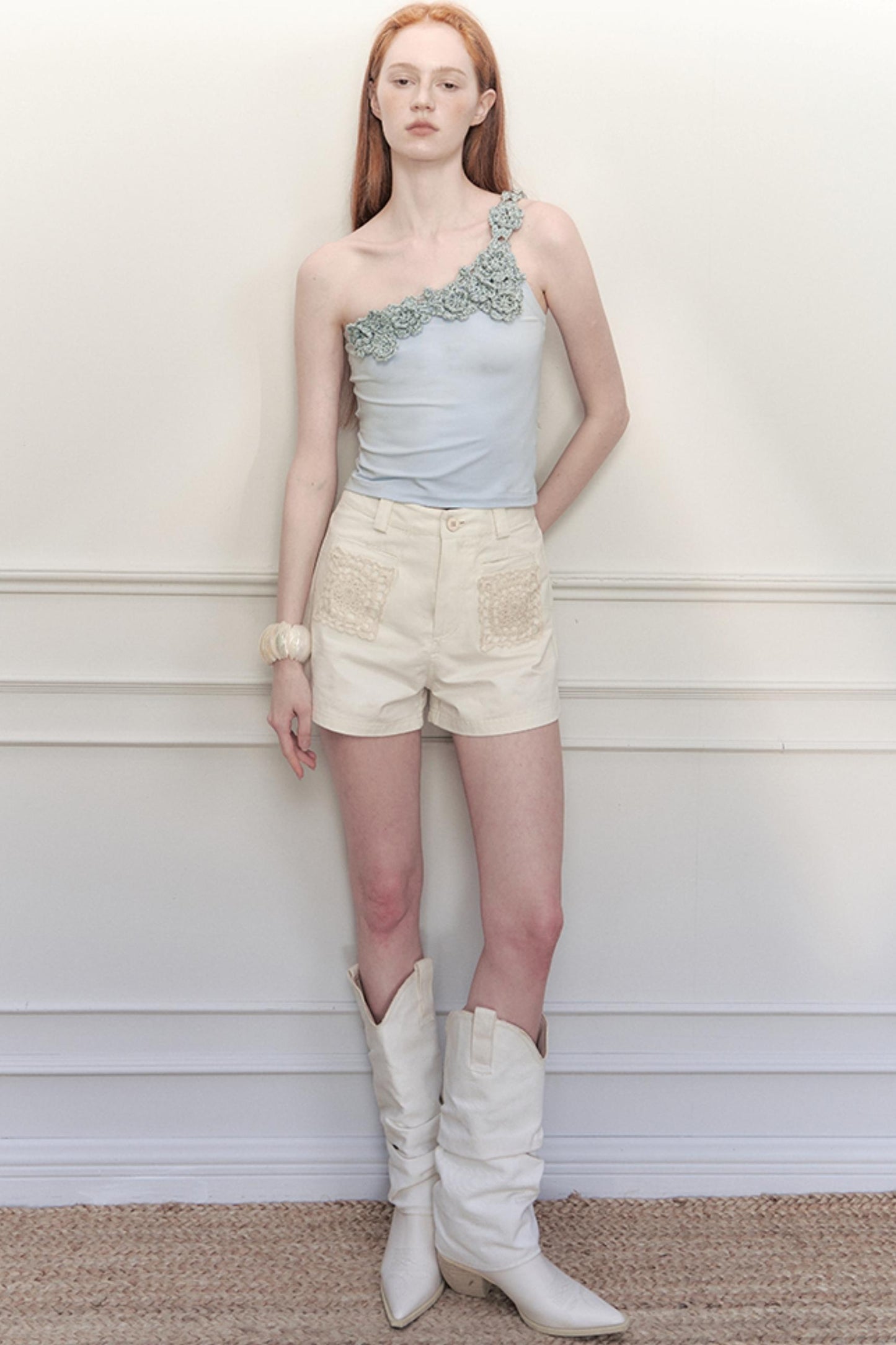 Rosebud High-Waist Shorts