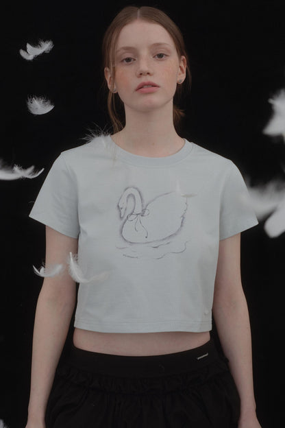 Swan Cotton Tee