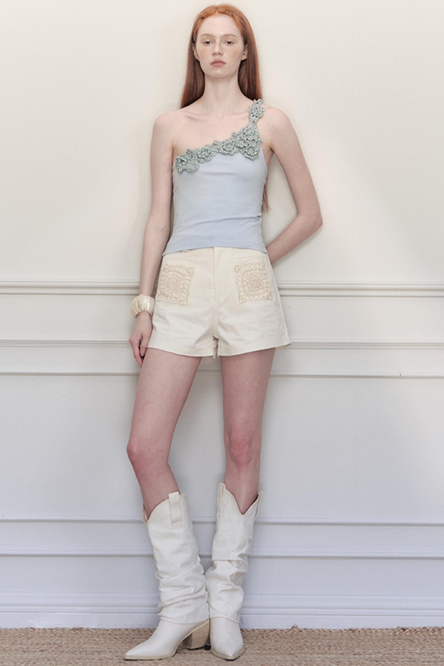Rosebud High-Waist Shorts
