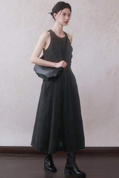 Beige Black Underdress