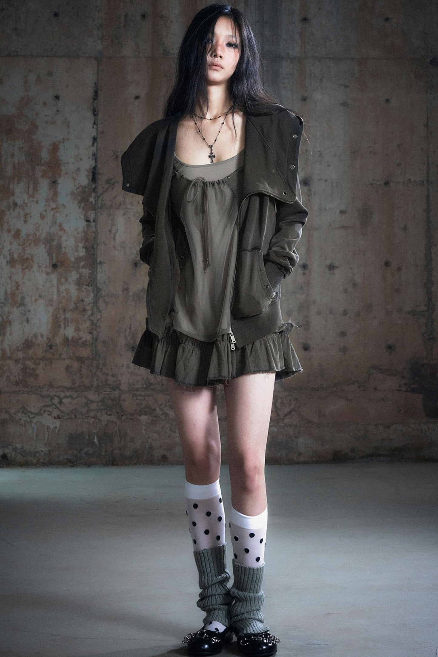 Two-Piece Strap Fall Dress