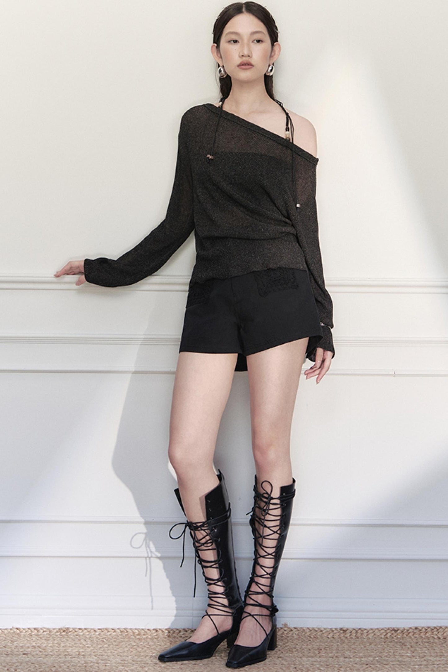 Rosebud High-Waist Shorts