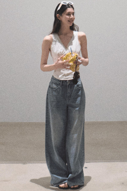 Ruffled V-Neck Camisole