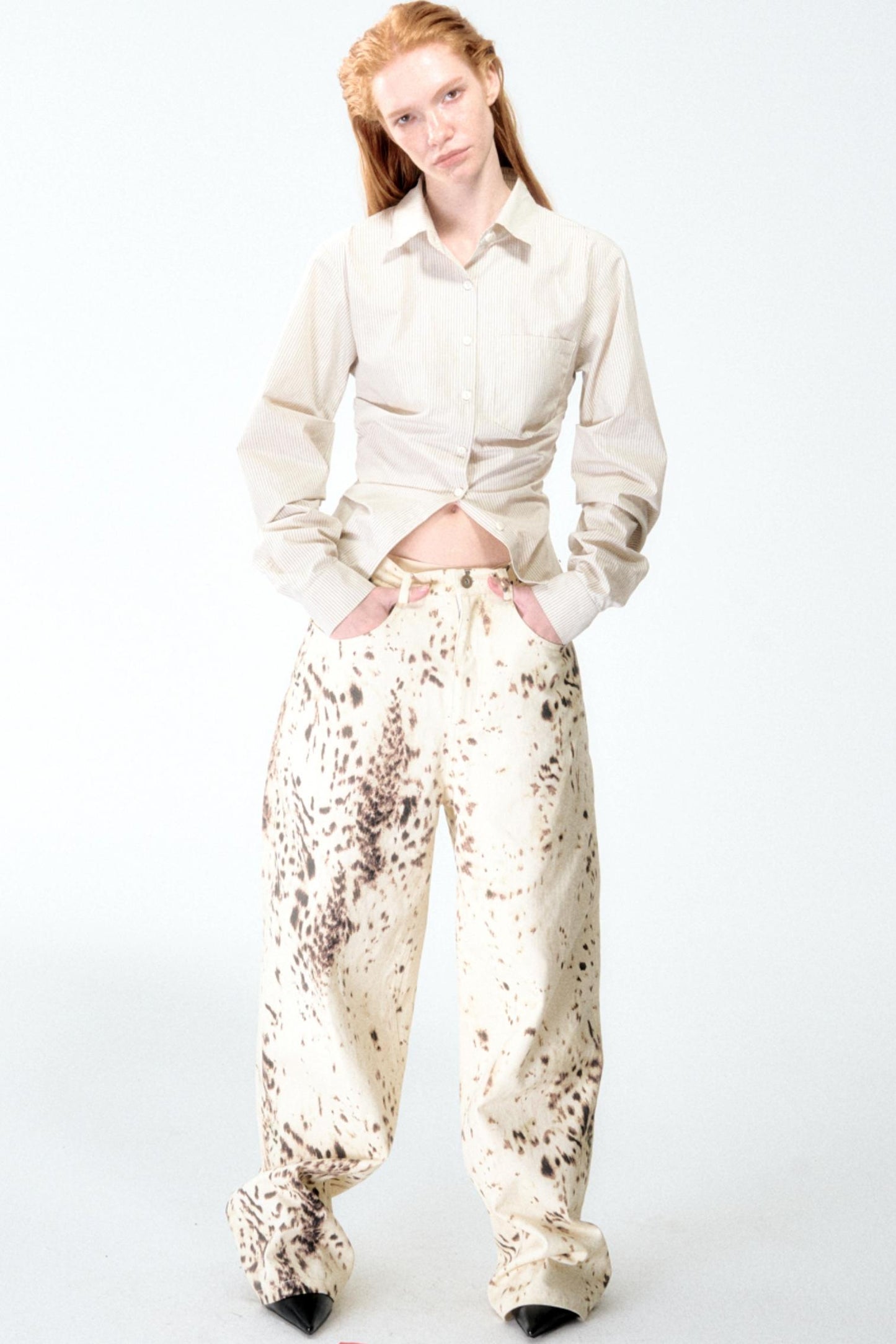 Wild Spice Wide-Leg Jeans