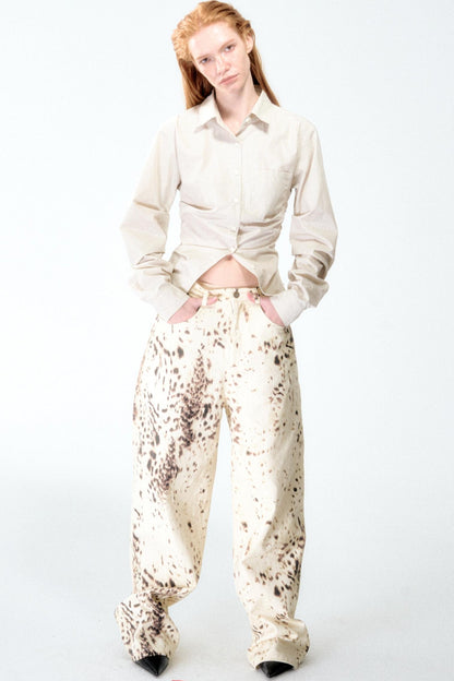 Wild Spice Wide-Leg Jeans