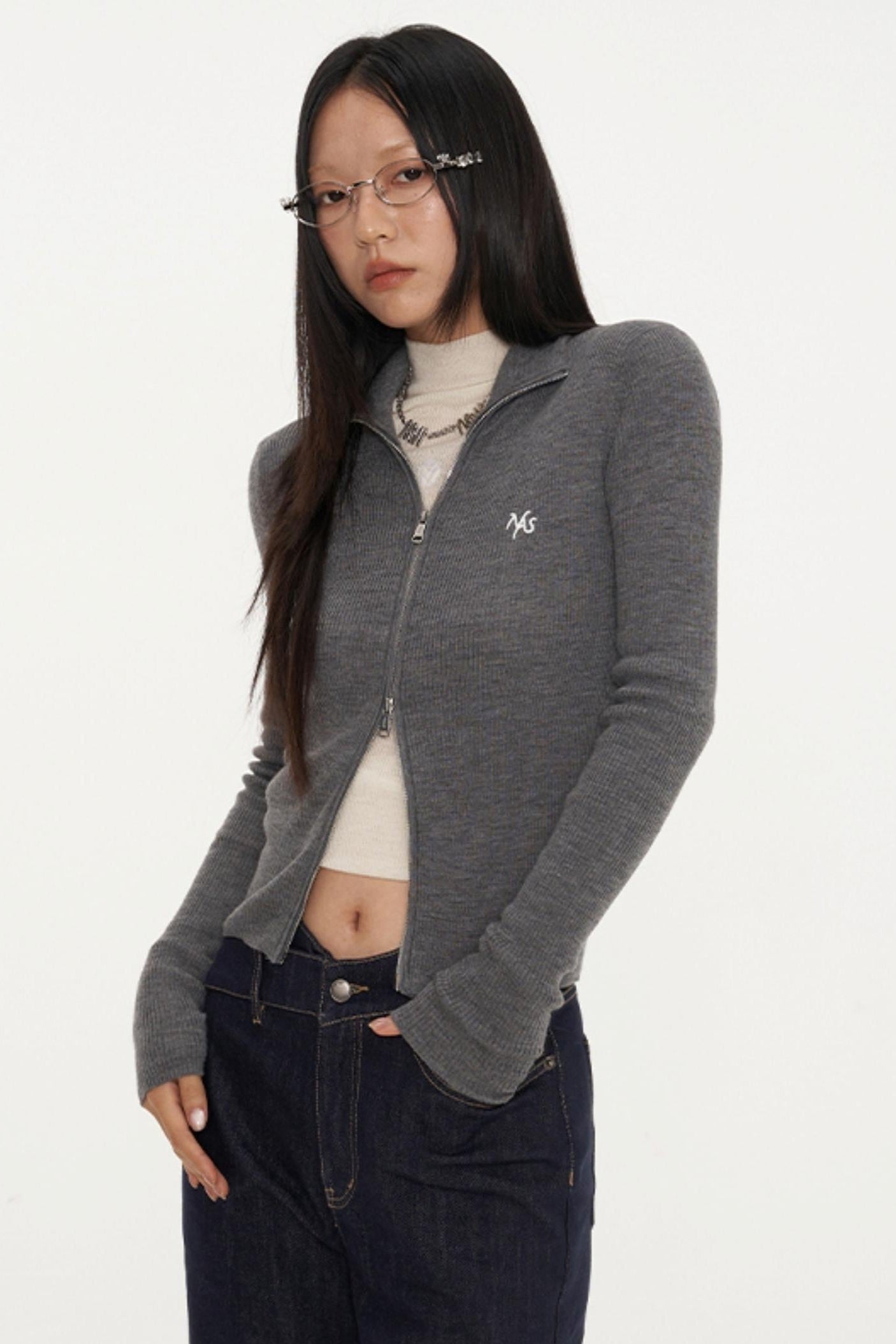 Classic Logo Knit Cardigan