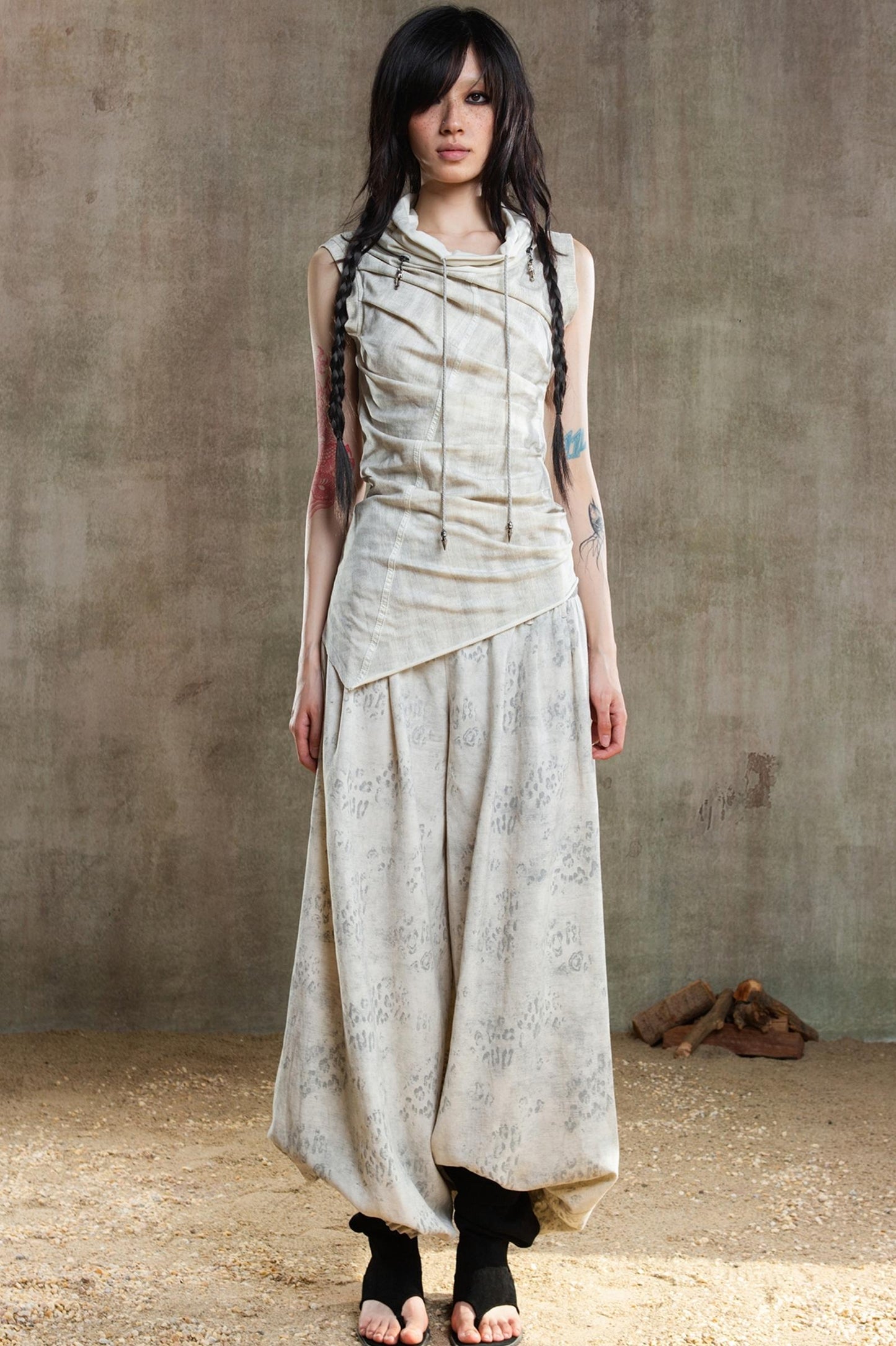 Retro Fishbone Pants