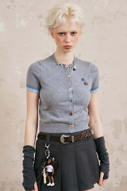 Starfish Bead Knit Cardigan