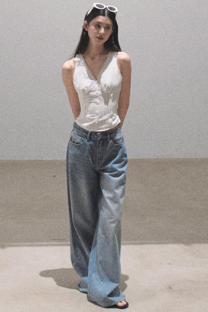 Ruffled V-Neck Camisole