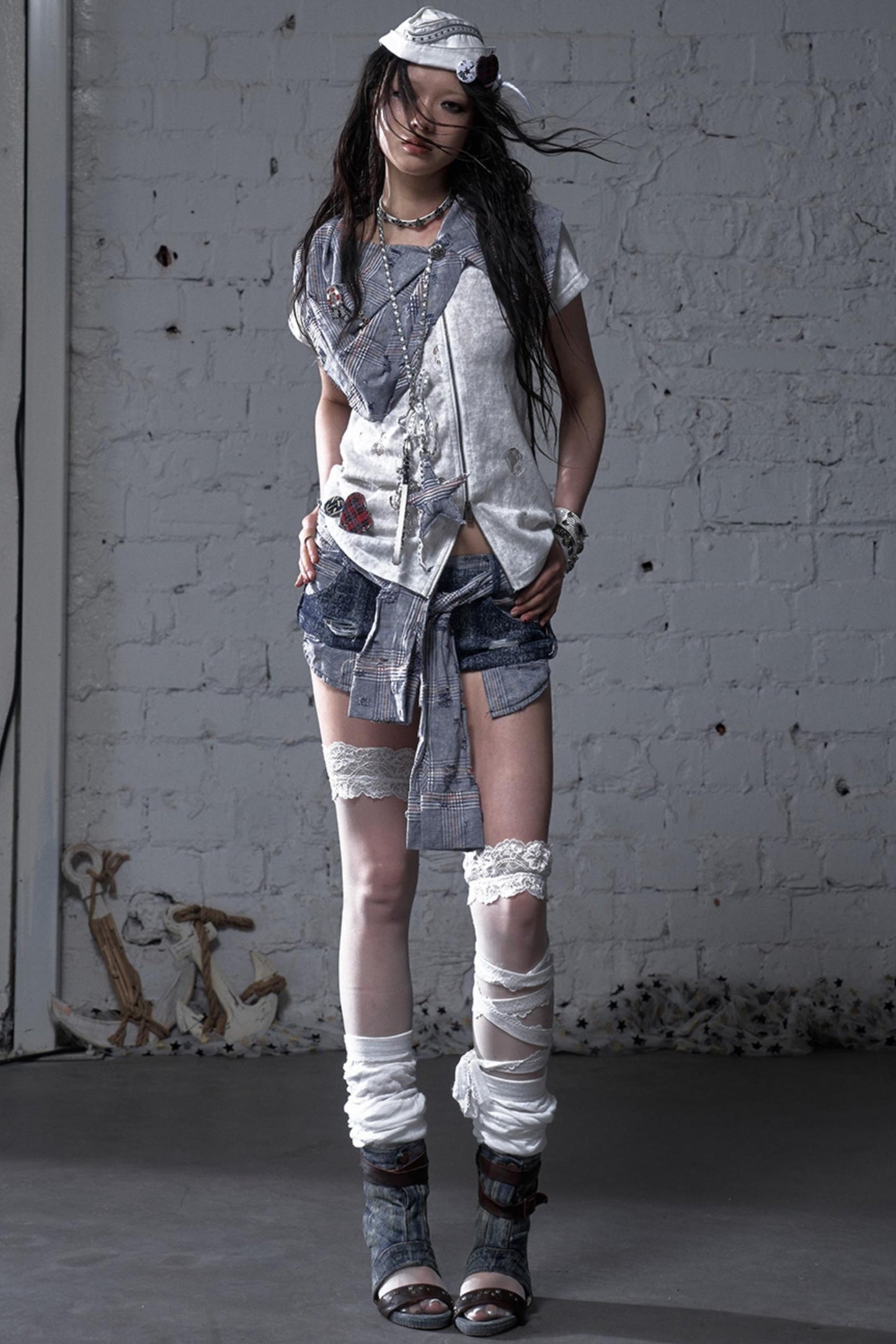 Slim Fit Street Punk Pants