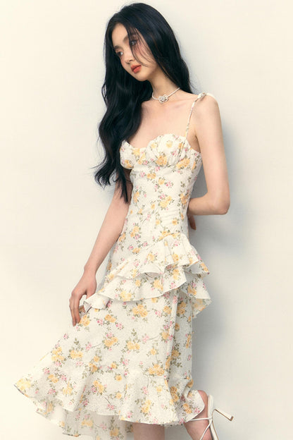 Yellow Rose Cami Dress