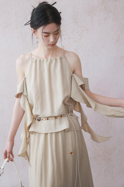 Ruffled Camisole Set