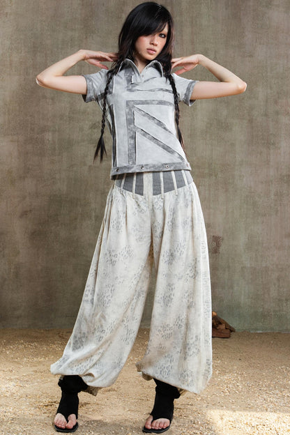 Retro Fishbone Pants