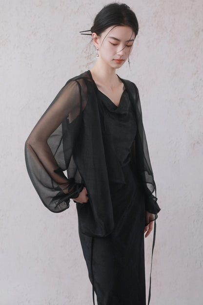 Modern Han-Inspired Suspender Skirt Set-Up